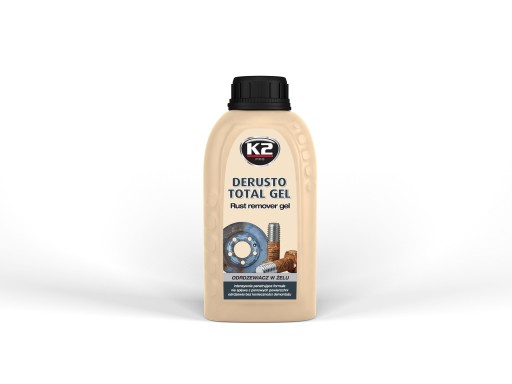 ODSTRAŇOVANIE HRDZE V GÉLI K2 DERUSTO TOTAL GEL 250ML