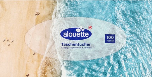 ALOUETTE 4-vrstvové hygienické obrúsky 100 ks