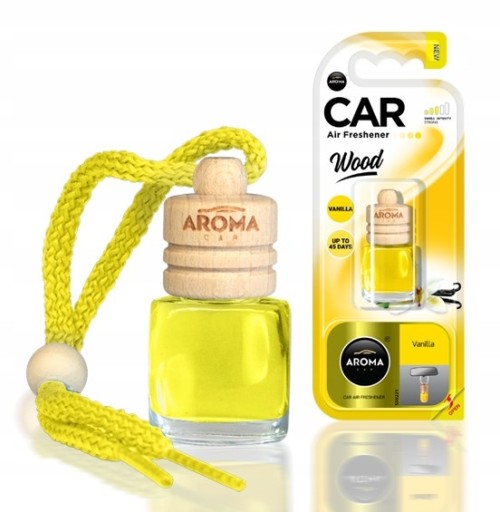 AROMA AUTO WOOD VANILIA Prívesok, osviežovač vône