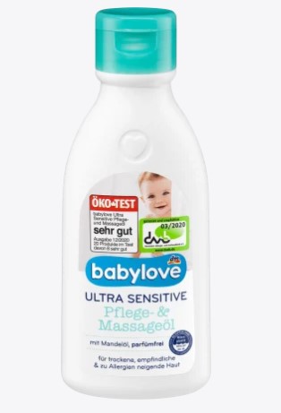 babylove Sensitive ošetrujúci a masážny olej