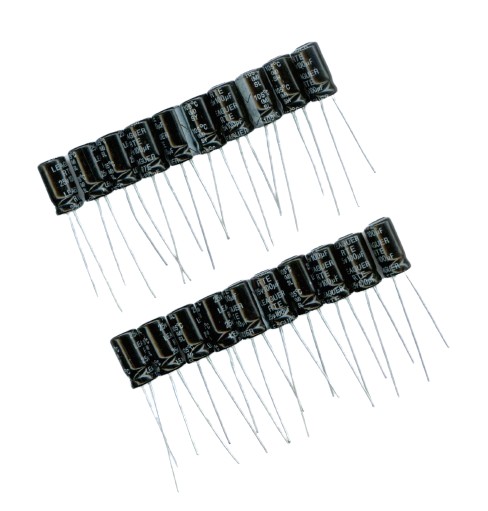 100uF 25V 100 µF 25 V LEAGUER (20 KS) ELEKTROLYTICKÝ KONDENZÁTOR