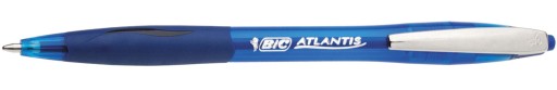 BIC ATLANTIS Mäkké automatické guľôčkové pero 1mm modré.