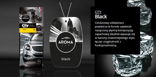 AROMA CESTNÝ PRÍvesok do auta, ČIERNA VÔŇA