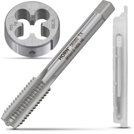 RUČNÝ ZÁVIT M10 DIN-352/1P+ ZÁVIERKA M10x1,5
