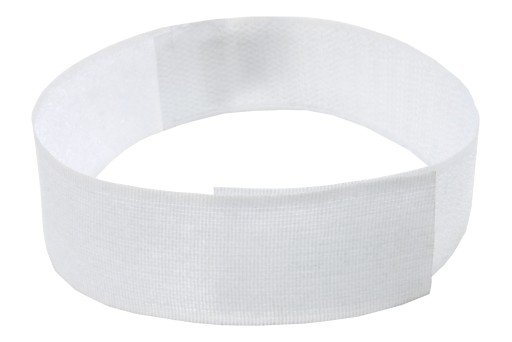 BIELY PÁS NA VELCRO RUKOJEŤ SIEŤKY NA POSTELI