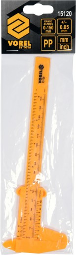 Plastový analógový strmeň 150 mm Vorel 15120
