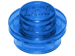 LEGO 4073 1x1 trans blue cie NOVINKA (6g) 51 ks