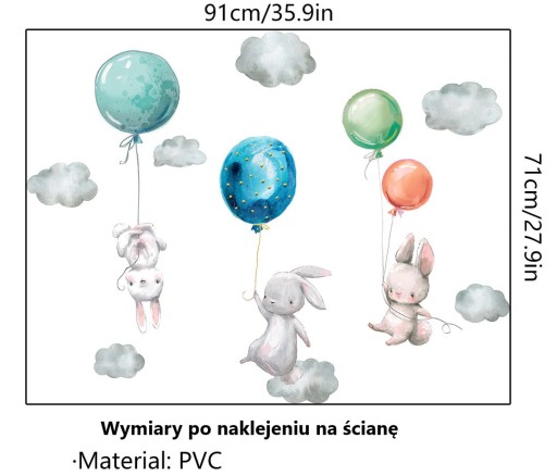 Samolepky na stenu Bunny Baby Room