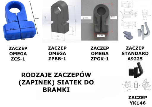 HÁK NA UPEVNENIE SIETE K BRANKE 100245
