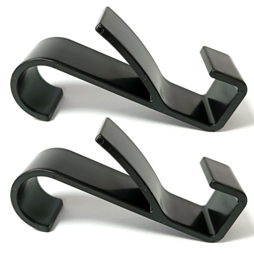 Háčiky na kúpeľňové radiátory vešiak na uteráky, sada 2 ks, čierna