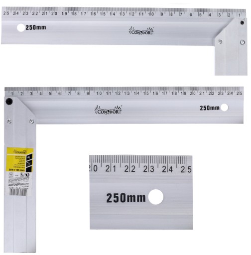 Hliníkový uholník 250 x 165 mm