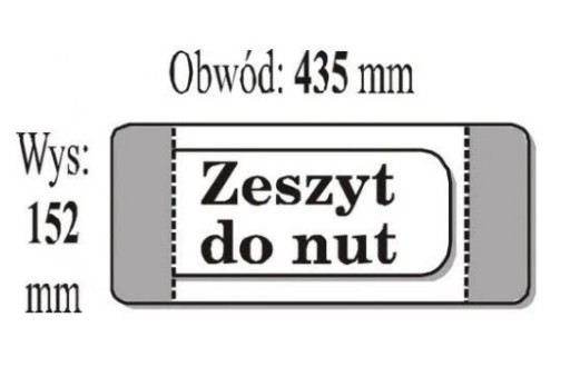 Obal na notový zápisník IKS