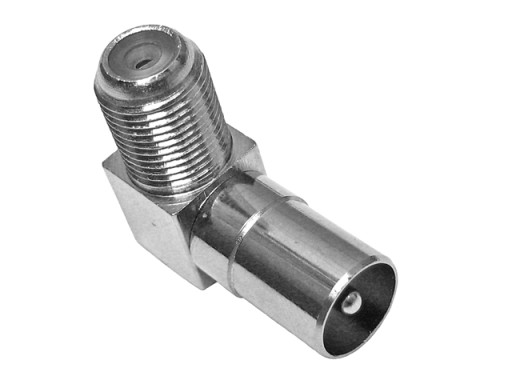 Anténny adaptér TV/wt-F/gn uhlový 75Ohm HQ