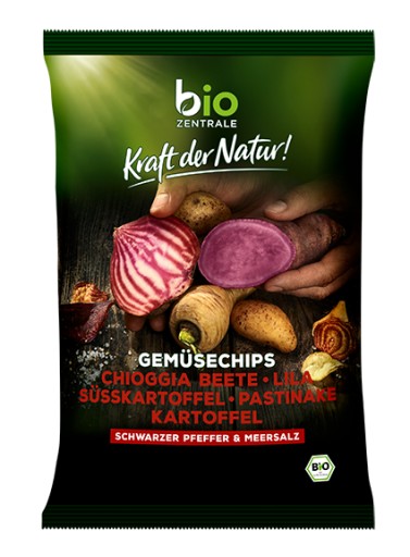 ZELENINOVÉ ČIPESKY S PAPRIKOU A MORSKÝM BEZLEPKOM BIO 80