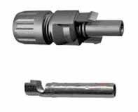STAUBLI KÁBLOVÁ ZÁSUVKA MC4 (+) KBT4/10II 10 mm²