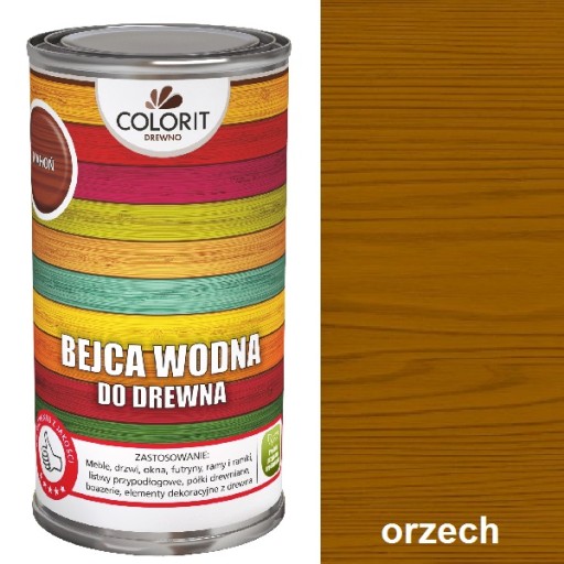 Moridlo na drevo na vodnej báze COLORIT 0,5 l ŠEDÁ