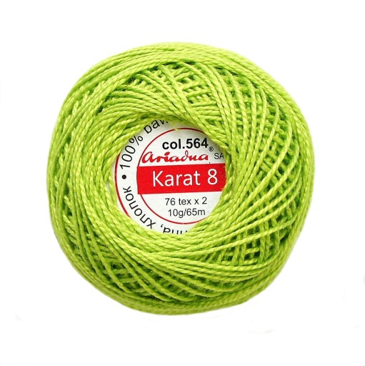 Cordonek Karat 8 zelený 0564 ARIADNA 10g 65m