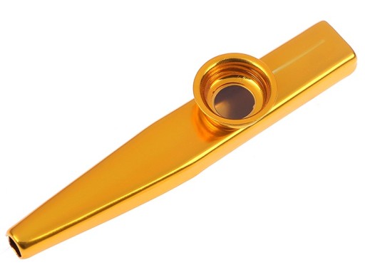 Zlatý KAZOO + MEMBRÁNA zdarma, flauta kazu