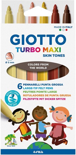 Turbo Maxi fixky pre deti - Giotto - 6 ks.