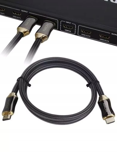 HDMI 2.0 High Speed UHD 4K 3D 2K COPPER kábel 1m