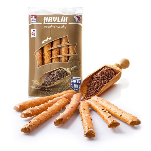 Havlík české tyčinky s kmínom 90g