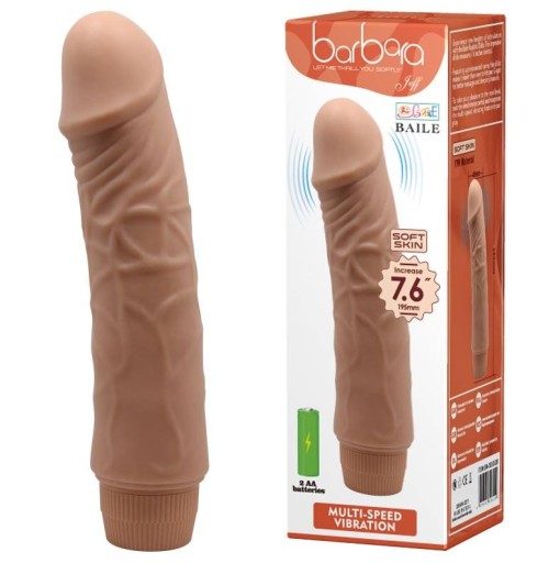 SUPER PRÍRODNÝ GÉLOVÝ VIBRÁTOR 19cm