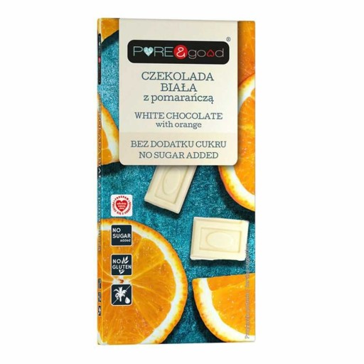 Biela čokoláda s pomarančom B/C 75g