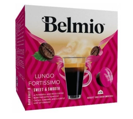 Kapsule Belmio LUNGO FORTISSIMO pre Dolce Gusto 16