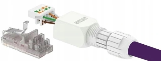 Zástrčka RJ45 Konektor RJ-45 Cat 6 RJ zadarmo pre UTP LAN kábel Twisted RJ