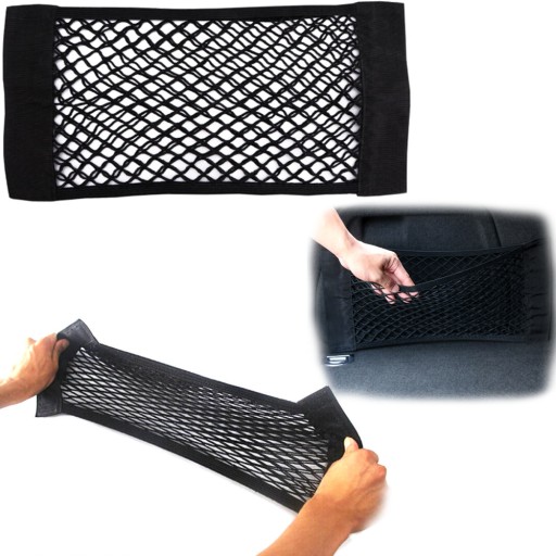 VRECKOVÝ ORGANIZÁTOR DO KUPU SIEŤ NA AUTO 24x34 VELCRO