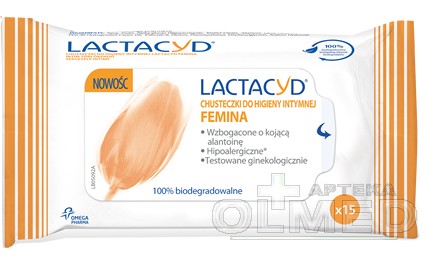 Utierky na intímnu hygienu LACTACYD FEMINA