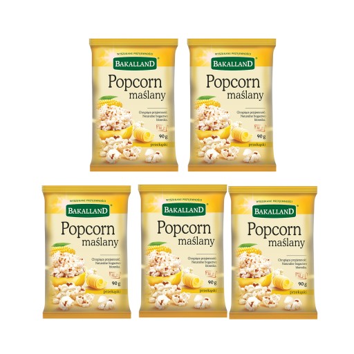 Hotové maslované pukance 90g - Bakalland