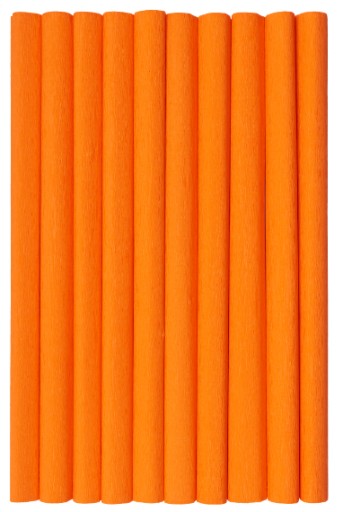 CRIPPED hodvábny papier 50X200 TMAVÝ ORANŽOVÝ