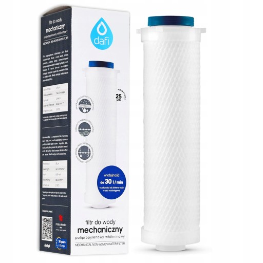 POLYPROPYLÉNOVÝ VODNÝ FILTER ECO DAFI 25 MICRON