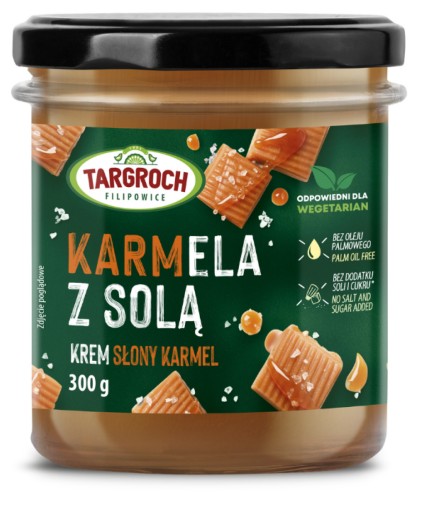 Targroch Karmela Slaný karamelový krém s maslovou pastou z morskej soli 300g