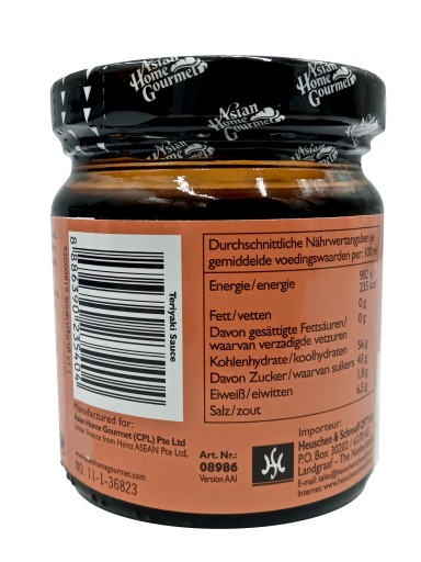 TERIYAKI omáčka 168ml HRUBÁ na SÓJOVÚ marinádu
