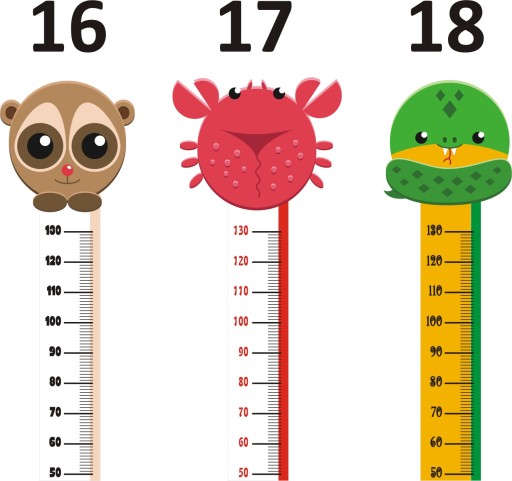 Nálepka MEASURE VÝŠKA