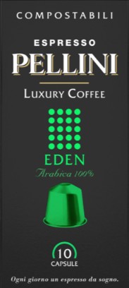 PELLINI LUXURY COFFEE EDEN 10 KS. - KAPSULKY NESPRESSO