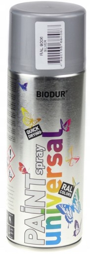 BIODUR Spray 400ml RAL 9006 Hliník