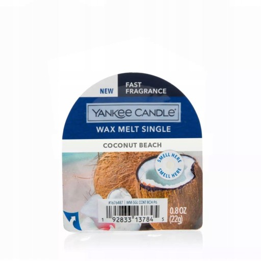 Yankee Candle Classic Wax Coconut Beach 22g