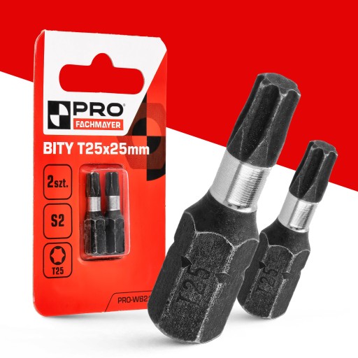 Nárazový bit Nárazové bity TX25 25mm | Nárazový bit pre skrutkovač 2 ks.