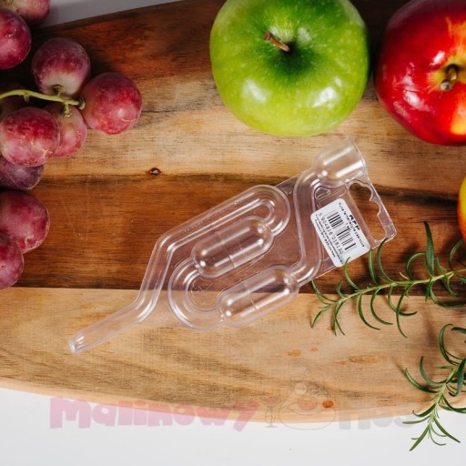 Plastová fermentačná trubica na nádobu