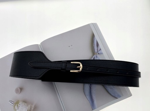 Boho Leather Belt Dámsky opasok Široký korzet Guma