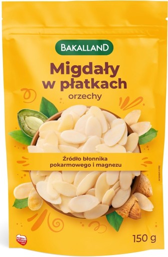 Mandľové lupienky a Bakallandské orechy 150g na pečenie PREMIUM KVALITY
