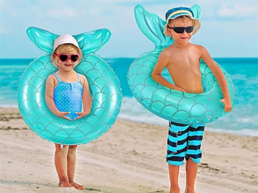 Detský nafukovací kruh Mermaid plávanie kruh 60cm SP0750