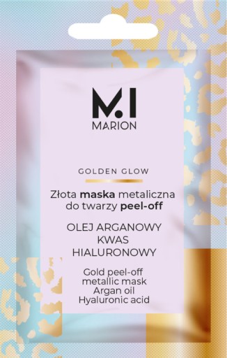 MI MARION GOLDEN GLOW GOLD METALICKÁ ZLOUPOVACIA MASKA NA TVÁR 6 GRAM