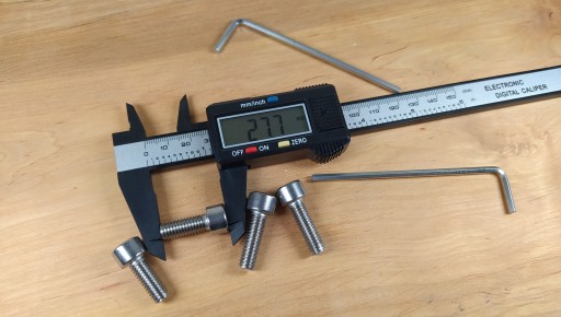 Nerezová skrutka imbusový kľúč A2 M8 x 25mm x 10 kusov