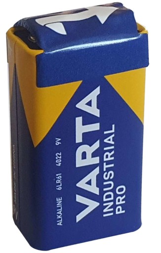 ALKALICKÁ BATÉRIA VARTA 9V 6LR61 INDUSTRIAL PRO