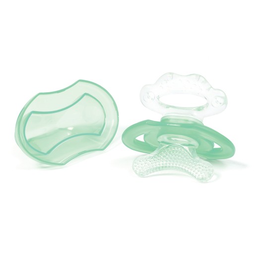 Babyono First Teeth Teether Silikón na chladenie