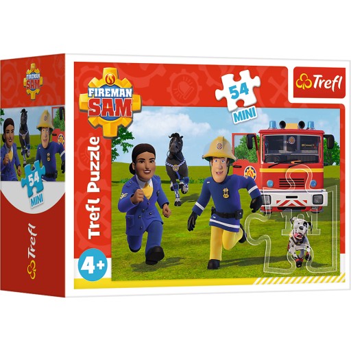 Puzzle 54 Mini Team Fireman Sam Guard 19760